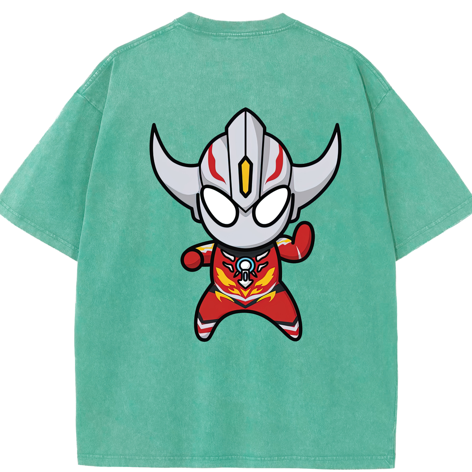 （画像用） ウルトラマン Ultraman 綿100% ヴィンテージ風 半袖Tシャツ（背面プリント）